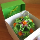 Gift box & Sweet spring kusudama