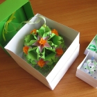 Sweet spring kusudama & Sonobe in gift boxes