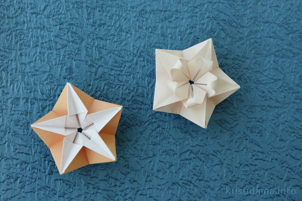 Modular origami stars (flowers)