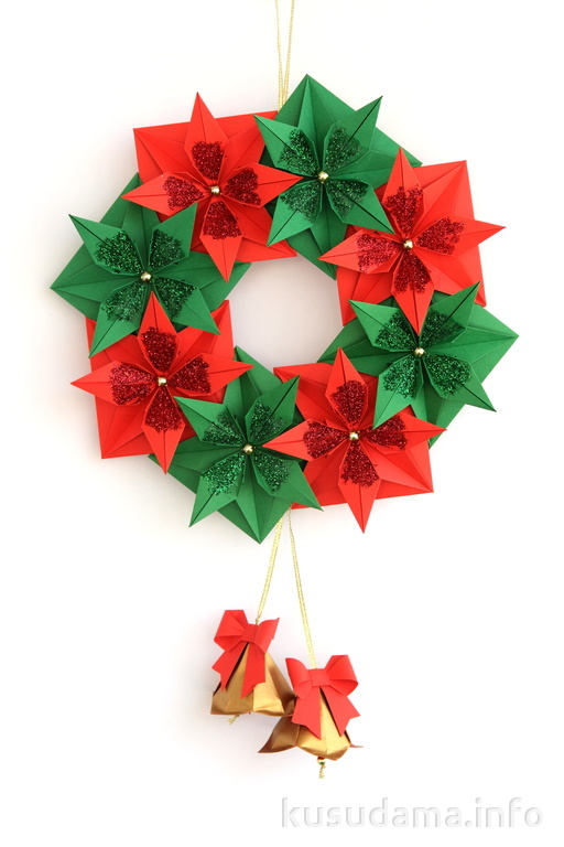 Christmas wreath with bells