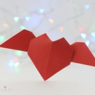 Origami Heart with wings