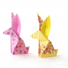 Origami Easter Bunny by Akira Yoshizawa